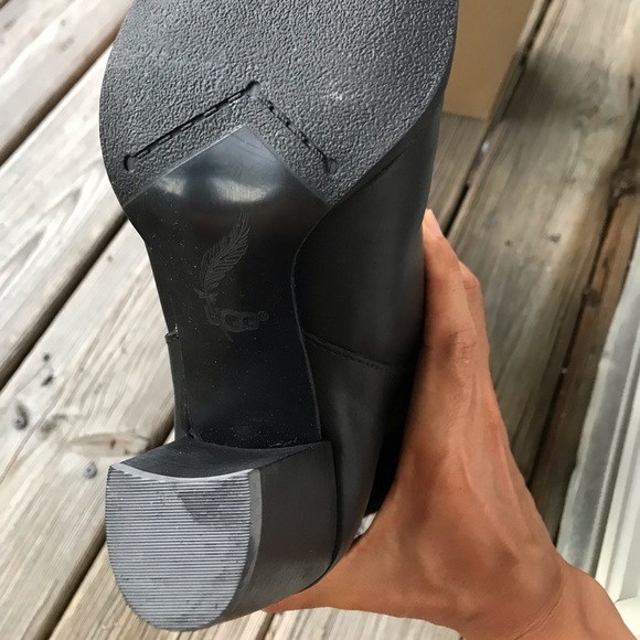 Blk UGG Ava shearling tall boots NWT - Picture 5 of 8